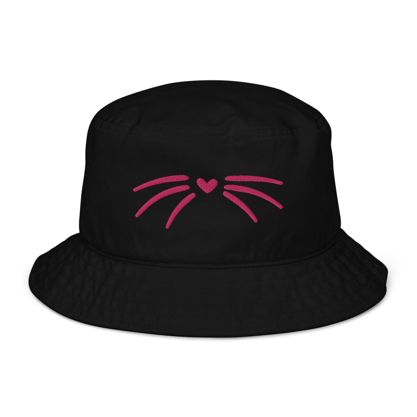 Organic kitty whisker bucket hat