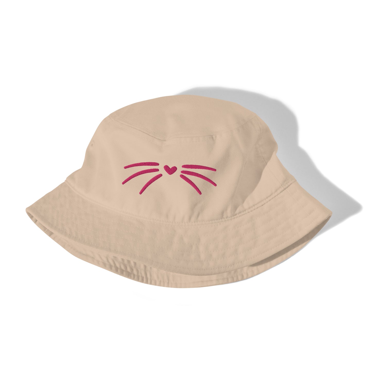 Organic kitty whisker bucket hat