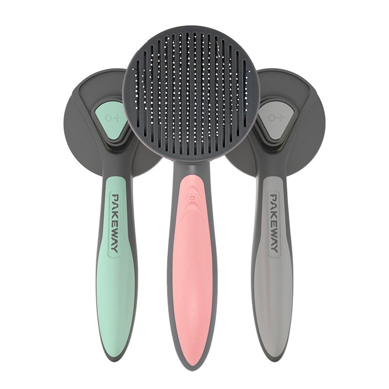 High-Tech Cat Massage Brush - Anti-Pull + Easy Clean