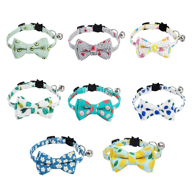 Fun Fruits Bow Tie Cat Collar