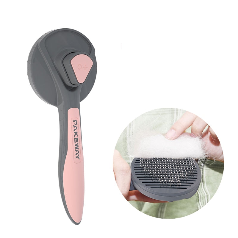 High-Tech Cat Massage Brush - Anti-Pull + Easy Clean