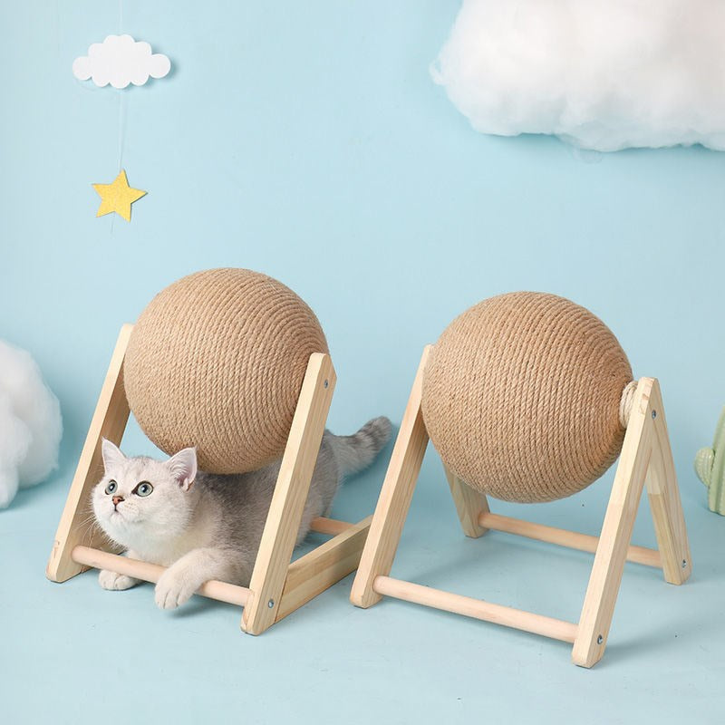 Wear-Resistant Cat Scratcher Ball