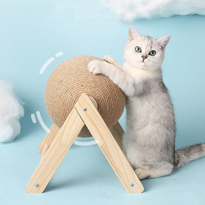 Wear-Resistant Cat Scratcher Ball