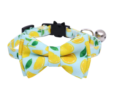Fun Fruits Bow Tie Cat Collar