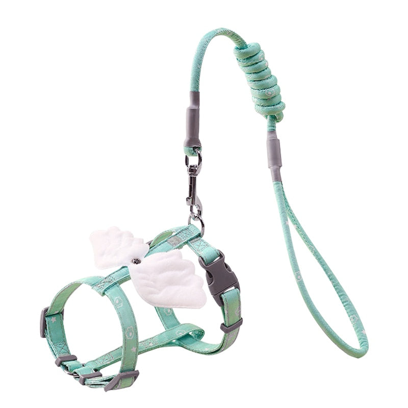 Sweet Angel Wing Cat Harness and Leash Set