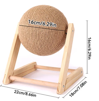Wear-Resistant Cat Scratcher Ball