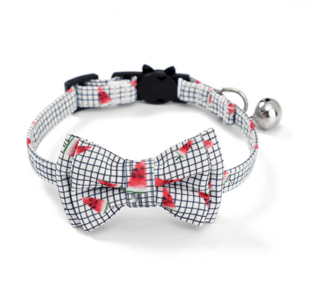 Fun Fruits Bow Tie Cat Collar